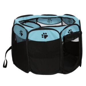 Luxetails™ Portable Claw Print Dog Tent – Foldable Outdoor Pet Playpen