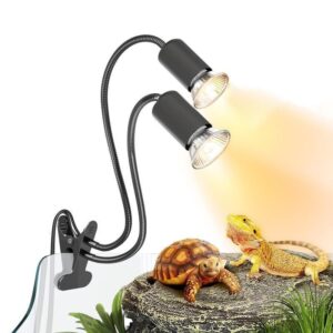 Luxetails SmartHeat Dual Reptile Lamp Timer Controlled Basking Light